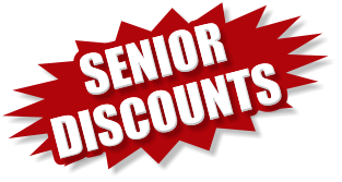 SENIOR DISCOUNTS SENIOR DISCOUNTS SENIOR DISCOUNTS